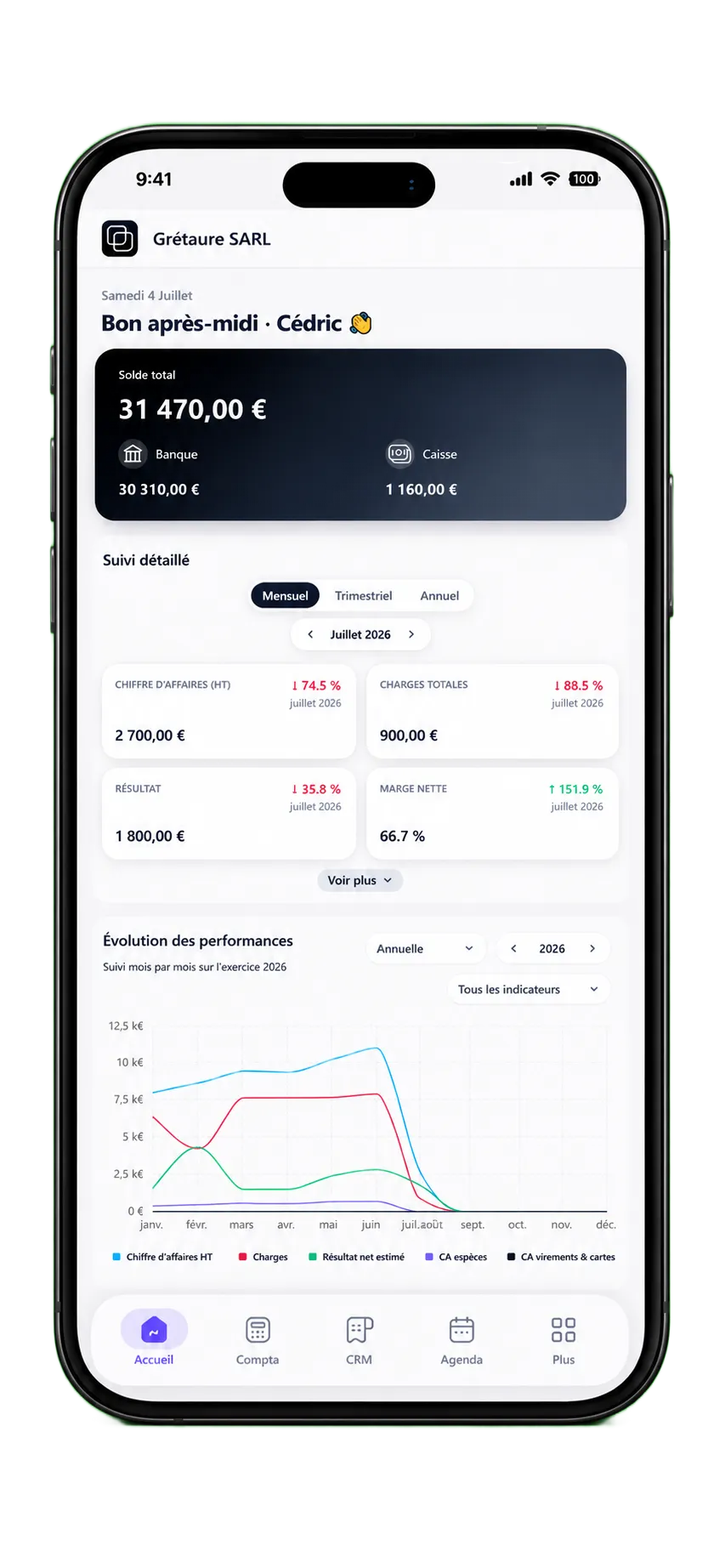 ComptaPRO sur iPhone